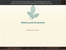 Tablet Screenshot of oberzapodorzechem.pl